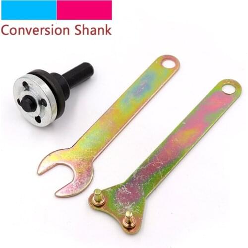 5pc 10mm Electric Drill Conversion Variable Angle Grinding Grinder Tool Connecting For Cutting Disc Metals Handle Holder Adapter