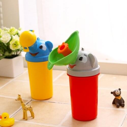 Portable Convenient Travel Cute Baby Urinal Kids Potty Girl Boy Car Toilet Potties Vehicular Urinal Traveling urination New