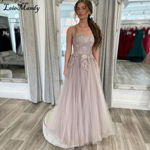 Prestigious Prom Dresses With Applique Lace 2022 Elegant Woman Evening Party Dress Long Soft Tulle Vestidos de fiesta Customize