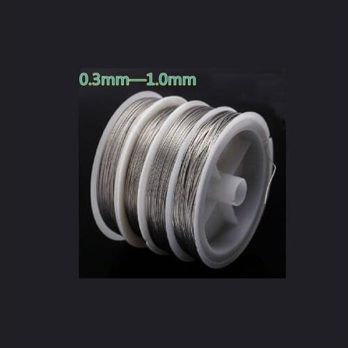 Albacore steel line for fishing sharp tooth fish in the ocean or river 30 to 85 m more slim more long