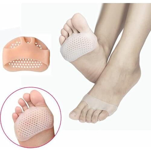 Insoles Forefoot Pads for Women High Heel Shoes Foot Blister Care Toes Insert Pad Silicone Gel Insole Pain Relief Cushion