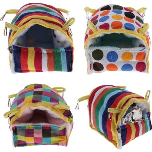 Warm Guinea Pigs Bed Hedgehog Winter Nest Rat Chinchillas Small Animal House