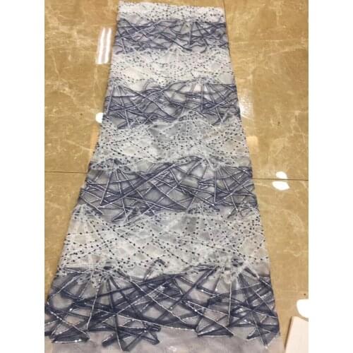 Sequin fabric New pattern 5yards/bag AX134# Mixed color mesh lace fabric for bridal wedding dress/sawing Free shipping