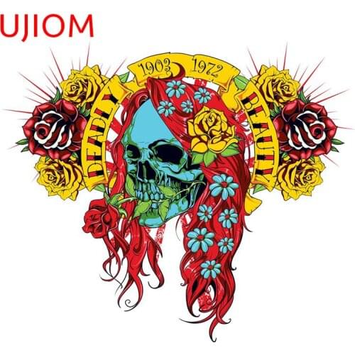 UJIOM Skull Home Decoration Bedroom Living Room Decorations Wall Stickers Moisture Proof Bathroom Kitchen Decor Poster