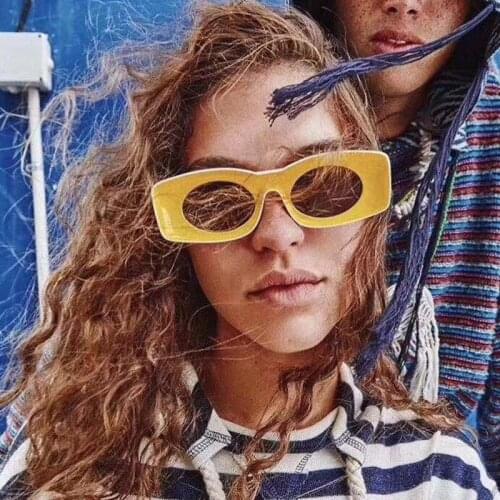 Unisex Celebrity Luxury Square Sunglasses Women Italy Brand Designer Punk Rectangle Sun Glasses For Female Men Trend Sunglasses