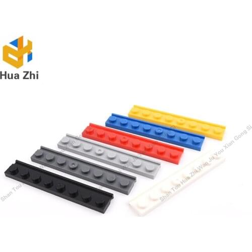 "Building Blocks Parts 4510 10PCS Plate Special 1 x 8 with Door Rail LEGOING MOCS Education"