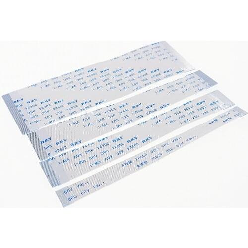 10PCS FFC FPC Ribbon Flexible Flat CABLE PITCH 0.5MM 200 mm Same Contact Side 4 6 8 10 12 16 20 30 40 50 60 68 80 Pin WIRE