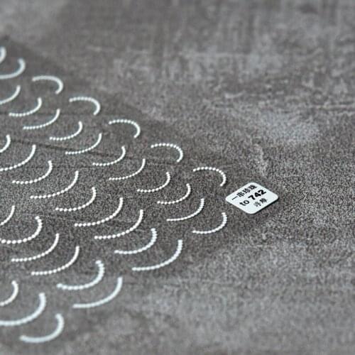 2021 Japanese 5D Embossed Nail Art Stickers Mini Small Thin Pearl Stickers Decal Self Adhesive Rhinestones DIY Nail Decoration