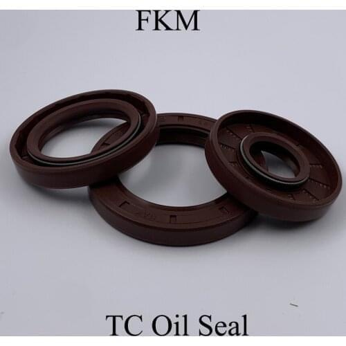 22*42*10/11 22x42x10/11 24*32*5 24x32x5 Brown Fluoro FKM Fluorine Rubber Spring Two Lip TC Gasket Radial Shaft Skeleton Oil Seal