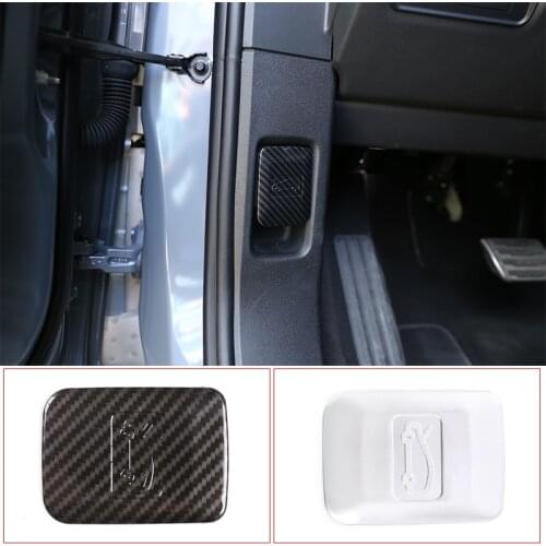 ABS Chrome Car Hood Switch Button Knob Panel Cover Trim Sticker For Land Rover Range Rover Evoque L551 2020 Interior Accessories