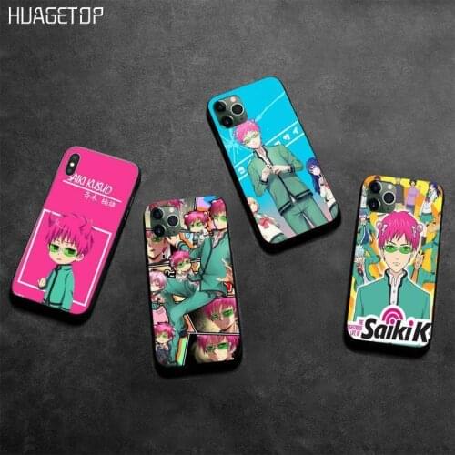 HUAGETOP The Disastrous Life of Saiki K Poster Phone Case for iphone 12 pro max 11 pro XS MAX 8 7 6 6S Plus X 5S SE 2020 XR case