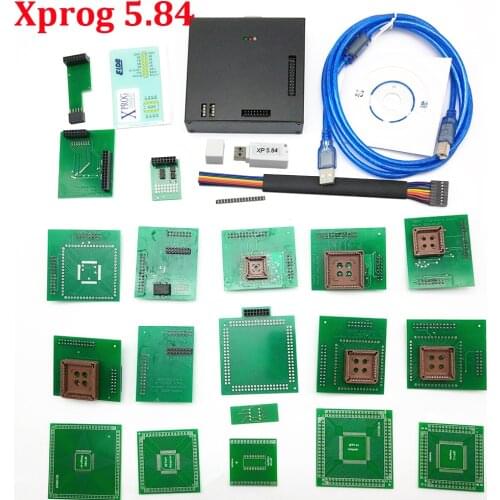 ECU tool XPROG V5.84 Xprog-M BOX X-prog 5.84 Auto ECU Chip Tuning Programmer with USB Dongle Better update Xprog 5.55 xprog5.84