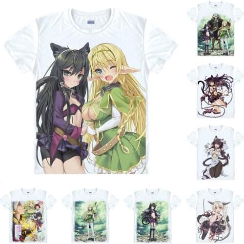 Takuma Sakamoto T Shirt Isekai Maou to Shoukan Shoujo no Dorei Majutsu Casual TShirt Premium T-Shirt Printed Short Sleeve Shirts