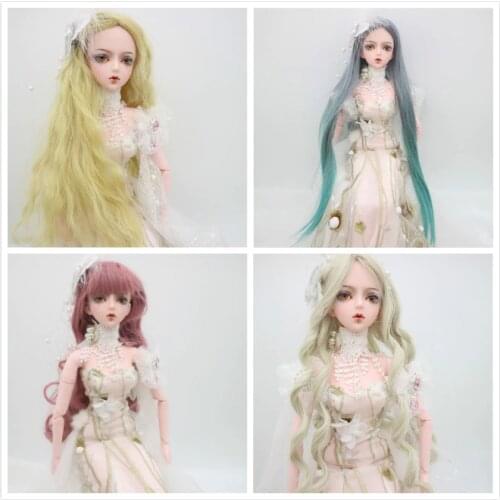 Hand made customized 1/3 BJD sleeping dolls fashion doll 56cm joint movable doll selling with dress and wig