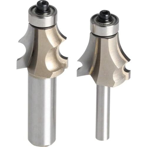 2pc 1/4*1/4 Lou Cutter A Line Knife Woodworking Engraving Wood Machine Tools Milling Cutter Diversity Pattern Shank 1/4