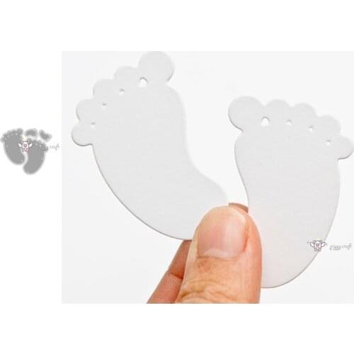 Mmao Crafts Metal Steel Cutting Dies New Baby feet decoration Stencil For DIY Scrapbooking Paper/photo Cards Embossing Dies