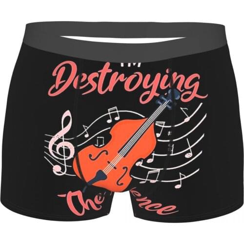 Mens Panties Bass Double Men Boxer Underwear Cotton for Male Contra Run and Gun Game Large Size Lot Soft