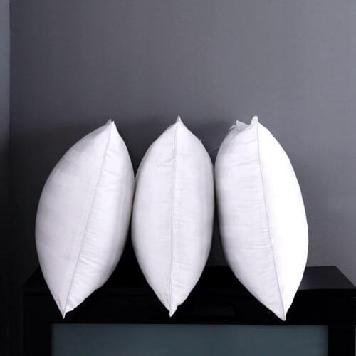 White Pillow Filling Neck Protector Pillow Core for Sleeping Bed Pillow 100% Cotton Cover Cushion Core Inner Home Textiles