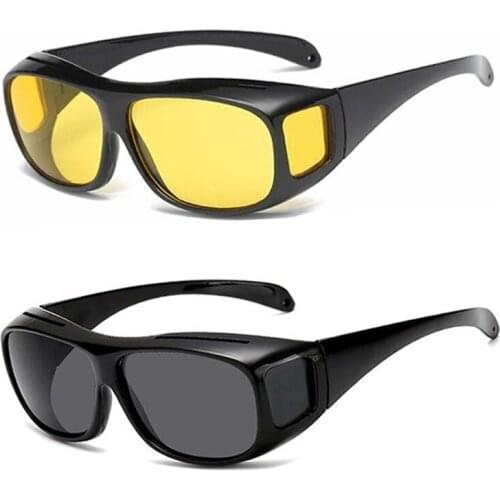 Upgrade Polarized Night Vision Mirror / Polarized Sunglasses Men Women Fishing Camping Hiking Driving Eyewear Sport Goggles
