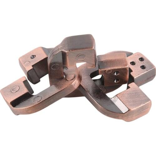 Gift Box Lock IQ EQ Training Educational Toy Intelligence Funny Adult Vintage Metal Brain Teaser Children Magic Game Mind School