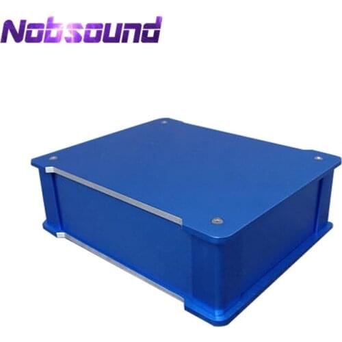 Nobsound Charming Blue Aluminum Enclosure DAC Audio Chassis Headphone Amp DIY Case