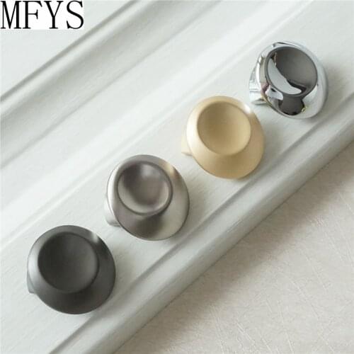 Modern Cupboard Knob Gold Gun Chrome Silver Brushed Nickel Dresser Handles Drawer Pulls Handles Knob Kitchen Cabinet Knob