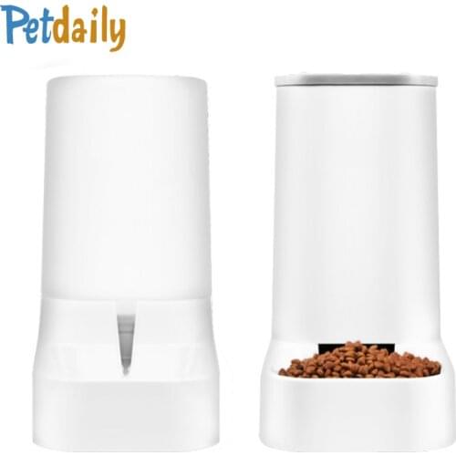 Pet Waterer,Automatic Dog Food/Water Feeder and Dispenser,Plastic 3.8L Large Capacity Pet Feeding Bowl for Small/Large Dog Cat