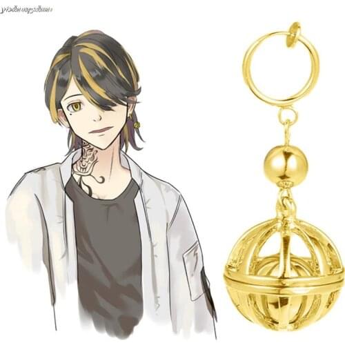 1PCS Anime Tokyo Revengers Izana Kurokawa Earrings Cosplay Pendant Ear Hook Dangle Earrings Jewelry Accessories