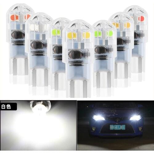 10 W5W LED Wedge Parking Bulbs Car Dome Reading Lamps WY5W 168 501 2825 Auto Turn Side Light