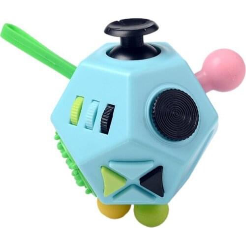 12-Sided Anti Stress Cube Decompression Relieve Dice Anti-anxiety Relieve Anxiety Relief Depression children Anti-Stress Toy
