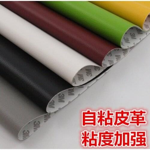 3M Super Glue Self-adhesive Leather Fabric Patch Sofa Seat Car Interior Background Wall Interior Decoration Back Glue Leather