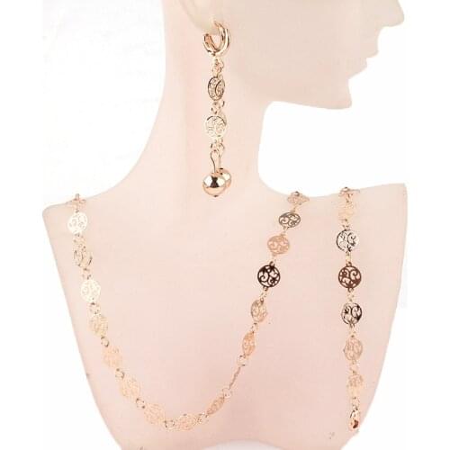 Free Shipping Fashion Vintage Jewelry Gold Color Wedding Set Necklace+ Bracelet+Earrings Bridal Jewelry Sets Gift Party Wearring