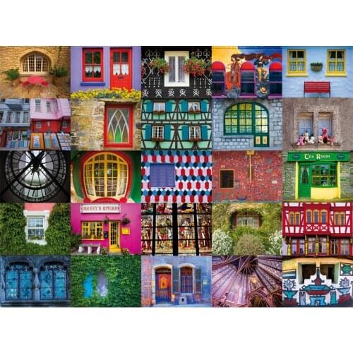 DIY Diamond Painting World Door Scenery Diamond Embroidery Complete Kit Full Square Round Diamond Mosaic Picture Of Rhinestones