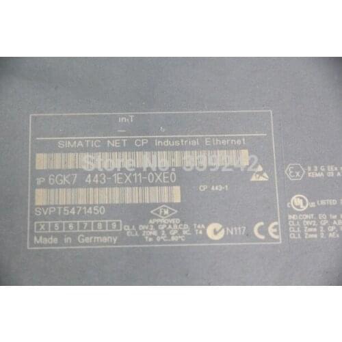 USED IN GOOD CONDITION 6GK7 443-1EX11-0XE0 SIE ETHERNET 6GK7 443-1EX11-0XE0