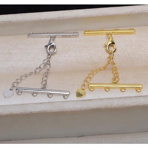 HOT PROMOTION Design 925 Sterling Silver Wholesale Necklace Bracelet Clasps and Hooks Jewelry Accessory Parts Settings