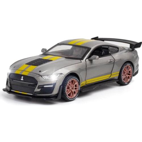 1:32 High Simulation Ford Mustang Shelby GT500 Alloy Super Racing Sports Car Model Decoration Toys for Children Gifts