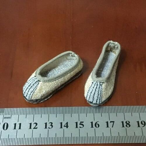 1/6 Scale Male Figure Accessory Gold Shoe Model for 12"