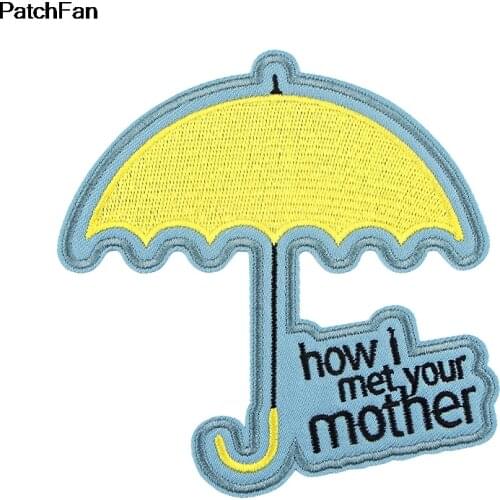 A2645 Patchfan How i met your mother Embroidered Patches Iron On Clothes Accessories Popular Clothing Patches Appliques