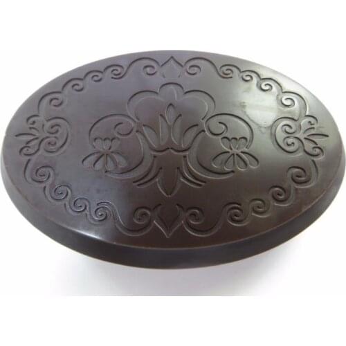 QT0058 Oval shape stamp handmade soap mold art pattern chocolate mould DIY silicone soap molds pudding jelly candle clay moulds