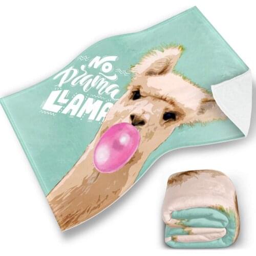 Alpaca Plush Blanket 150x200 Blue Bed Cover Super Soft Baby Quilt Blankets Pink Throw Blanket for Sofa Fashion Flannel Fleece