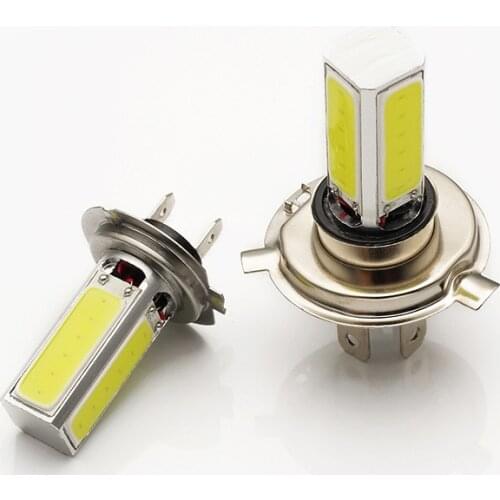 H7 Fog Lamp H4 25W Four Side Cob High Power Front Fog Lamp Automobile LED Lamp Motorcycle Led Headlight Led Lights for Car