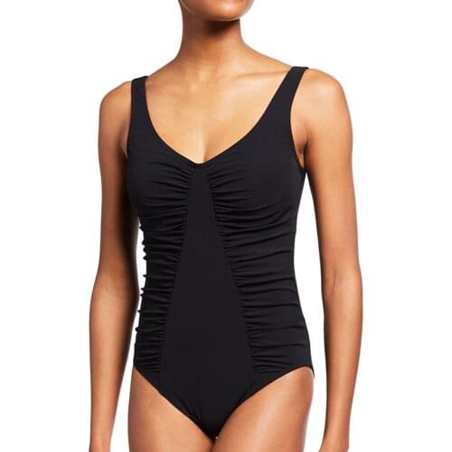 Черные слитные купальники Saylotaza China At AliExpress