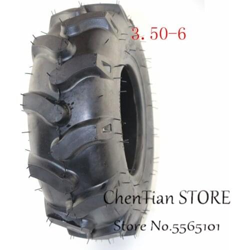 Scooter Tires 6" Lawn Mower/Snow&Mud Tyre 4.10/3.50-6 Brand Tyre for 6*3.25 Wheel Rim (Scooter Parts & Accessories)