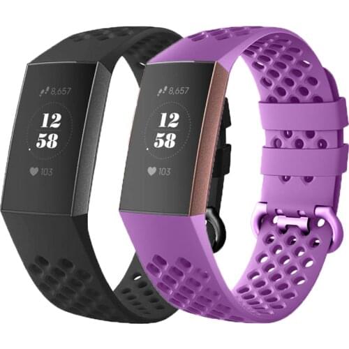 For Fitbit Charge 4 Silicone SmartWatch Band Bracelet Wrist Strap Men Women Replacement Sport Band For Fitbit Charge 3 Watchband