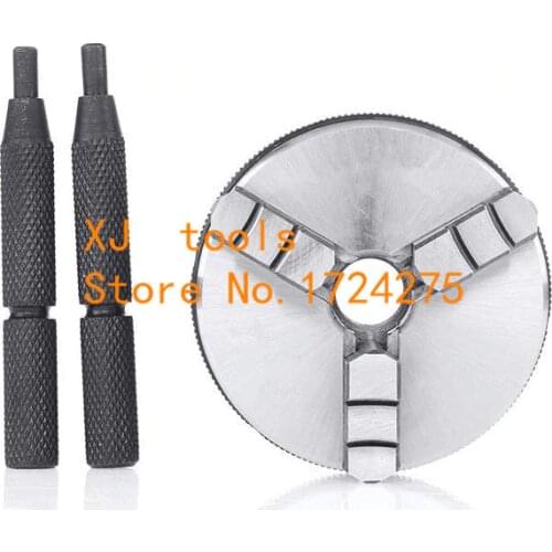 Free shipping K01-50mm 3 jaw chuck lathe chuck mini lathe chuck collet Internal thread M14X1