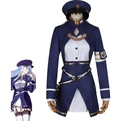 Anime 86 Eighty Six Bloody Regina Vladilena Milize Cosplay Costume Women Cute Dress With Hat Halloween Party Uniform Custom Made