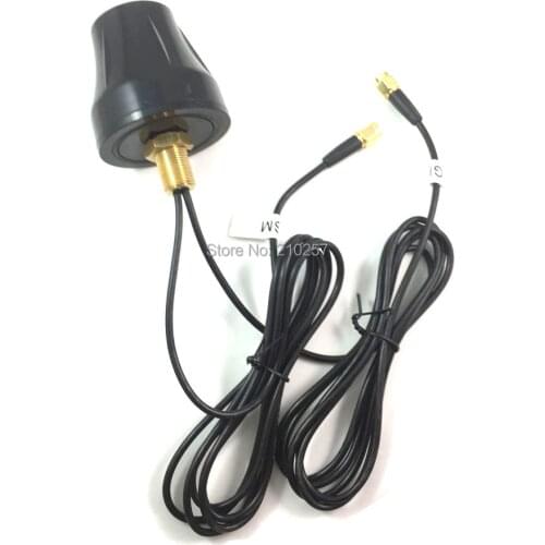 1pcs GPS Gsm Cabinet Antenna 1575.42Mhz 28dbi With Dual Sma Male Connector 150cm RG174 Cable Waterproof and Sunscreen