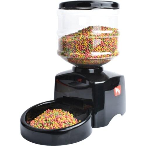 Pet Automatic Feeder Puppy Dog Intelligent Timing Quantitative Small Cat Food Bowl Machine Feeding