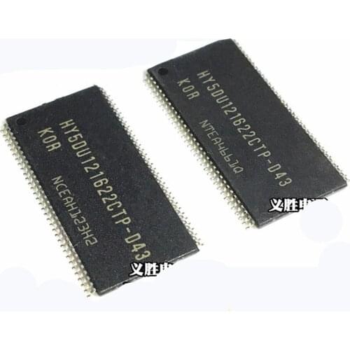 2PCS Memory Particles HY5DU121622CTP-D43 DDR64M16-Bit Routing Modification Upgrade