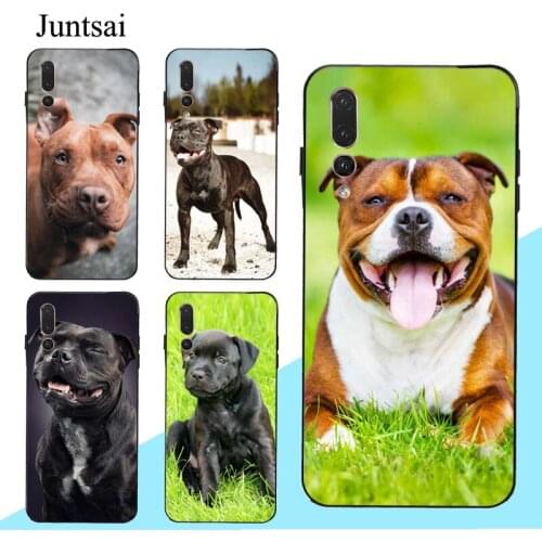 Staffordshire Bull Terrier Staffy Dog Case For Huawei P20 P30 P40 Pro P10 Lite Mate 10 20 30 Lite P Smart 2019 Z